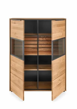 New set one by Musterring Highboard Jackson Eiche