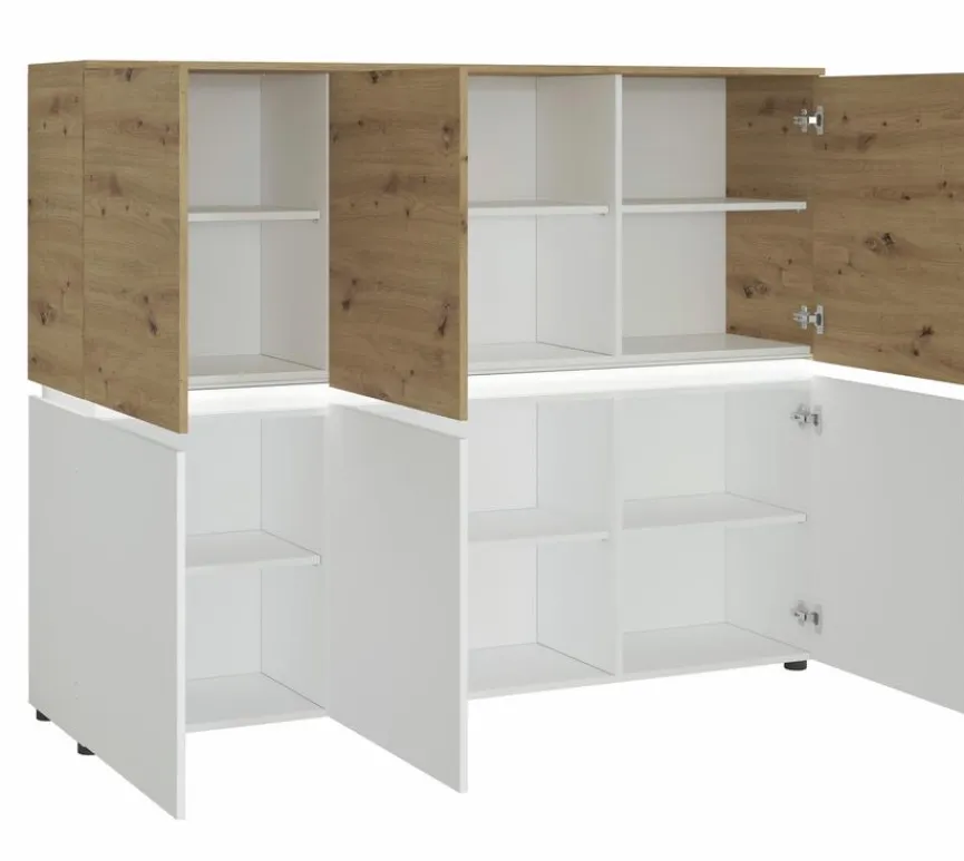 Best Wójcik Highboard Luci Weiß