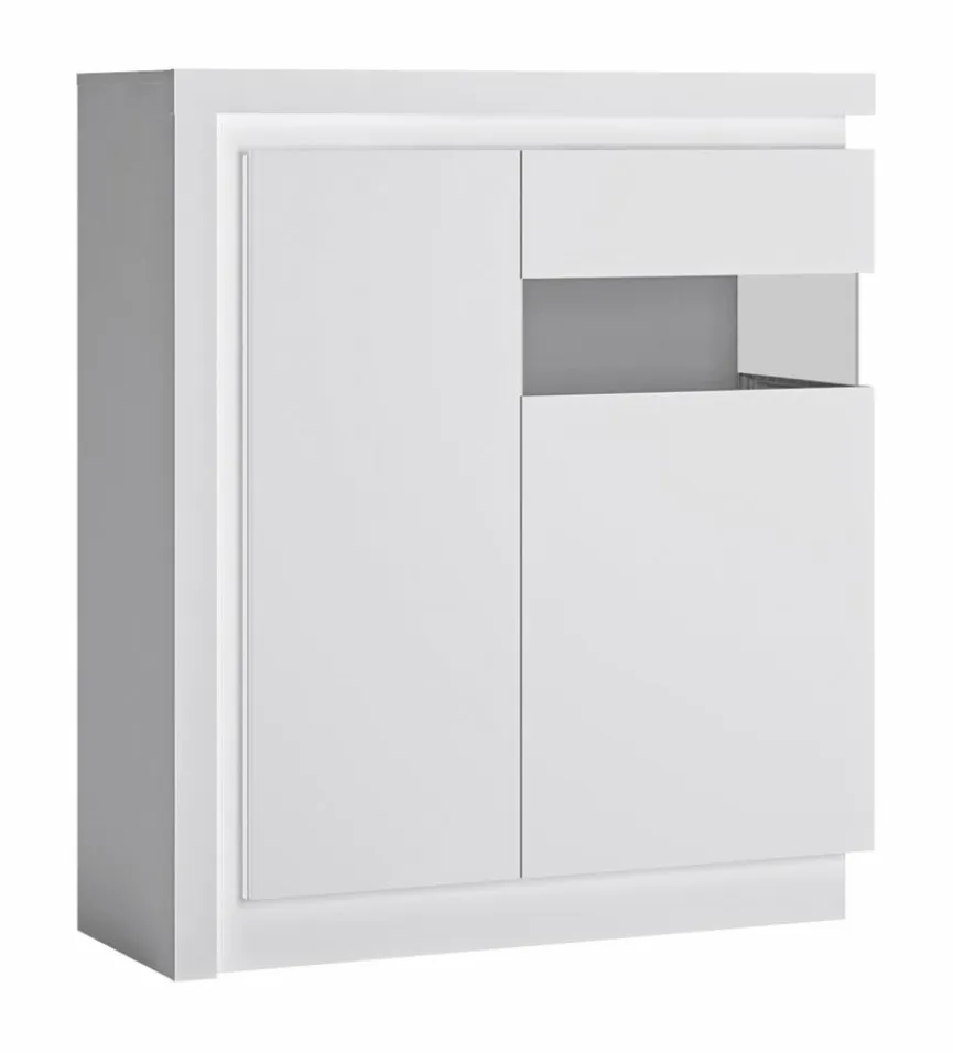 Discount Wójcik Highboard Lyon Weiß