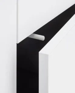 Clearance Mäusbacher Highboard Meran Weiß / Matt