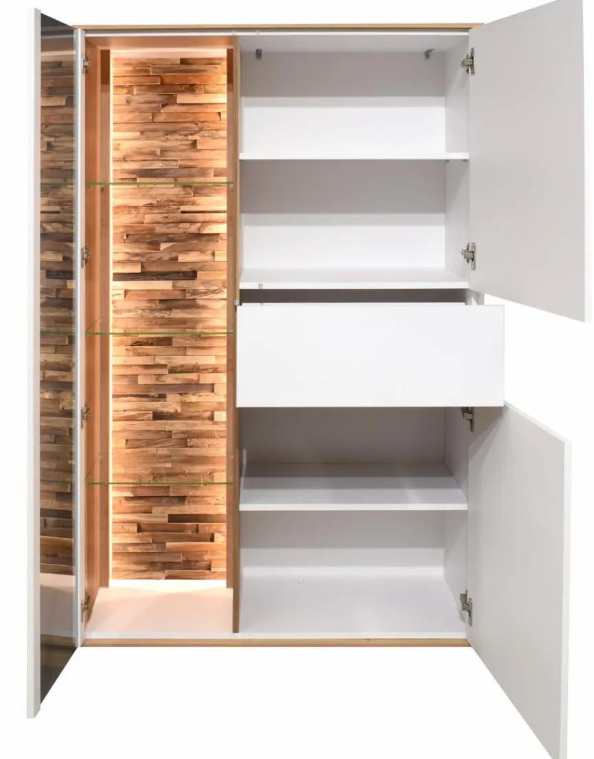 New Mäusbacher Highboard Meran Weiß / Matt