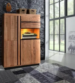 Clearance WOLFMÖBEL Highboard Paris Stone