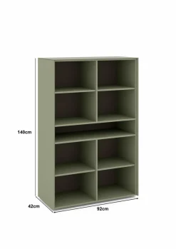 Online set one by Musterring Highboard Reno Olivgrün