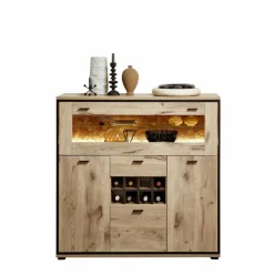 Hot Wohnconcept Highboard Ruben Eiche