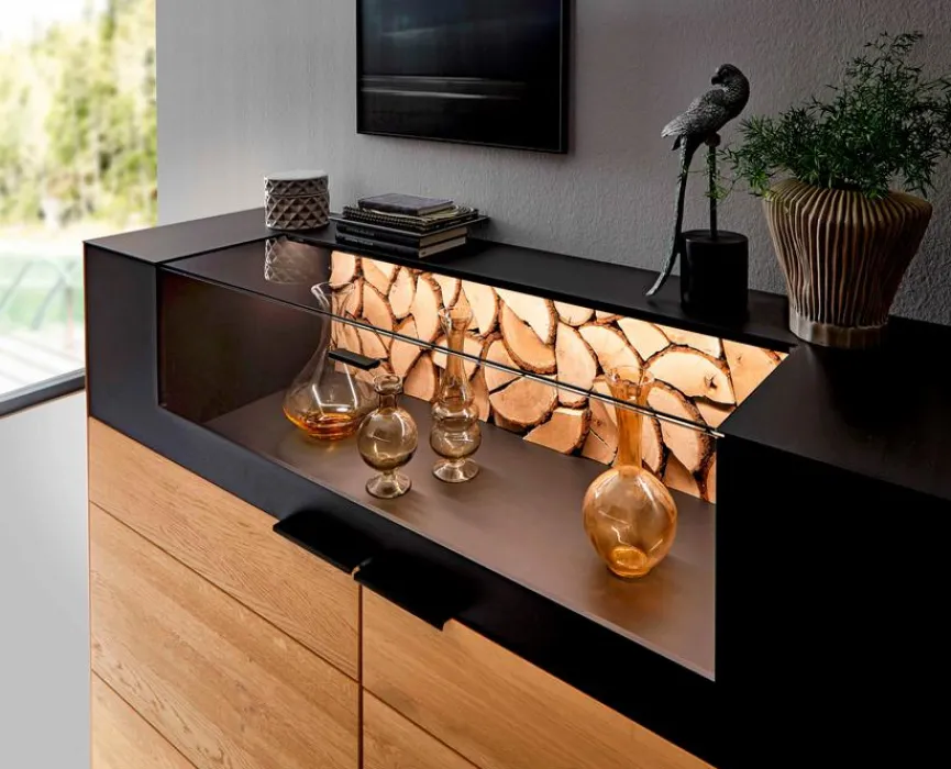 Best Wöstmann Highboard WM 2140 Wildeiche