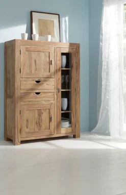Sale WOLFMÖBEL Highboard Yoga Braun