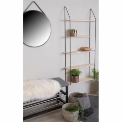 New DAHEIM Hängeregal Eindhoven Schwarz