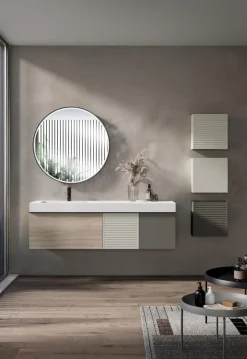 Sale Hängeschrank-Kombination Pixel 03 Weiß / Grau