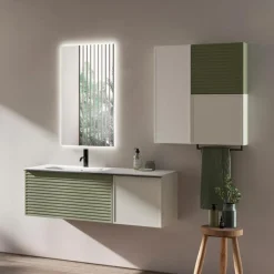 Sale Hängeschrank-Kombination Pixel 01 Weiß / Grün / Grau