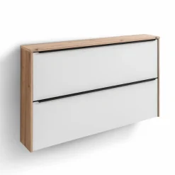 Clearance Arredokit Hängeschuhschrank Meda Weiß