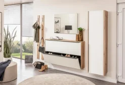 Clearance Arredokit Hängeschuhschrank Meda Weiß