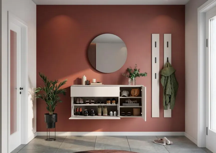 Hot Germania Hänge-Schuhschrank Mondello Kaschmir