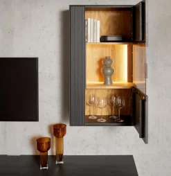 Hot CASEDO Hängevitrine Cordoba Anthrazit