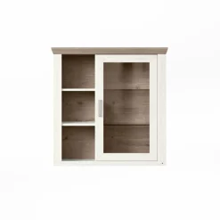 Outlet set one by Musterring Hängevitrine York Pino-Aurelio / Eiche Nelson