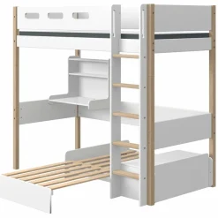 Outlet Flexa Hochbett Casa Nor 90 x 200 cm Weiß