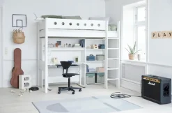 Clearance Flexa Hochbett White 90 x 200 cm Weiß