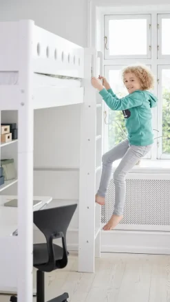 Clearance Flexa Hochbett White 90 x 200 cm Weiß