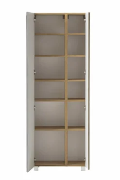 New Held-Möbel Hochschrank Monza Eiche / Beton