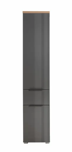 Composad Hochschrank Mundi Grau / Eiche