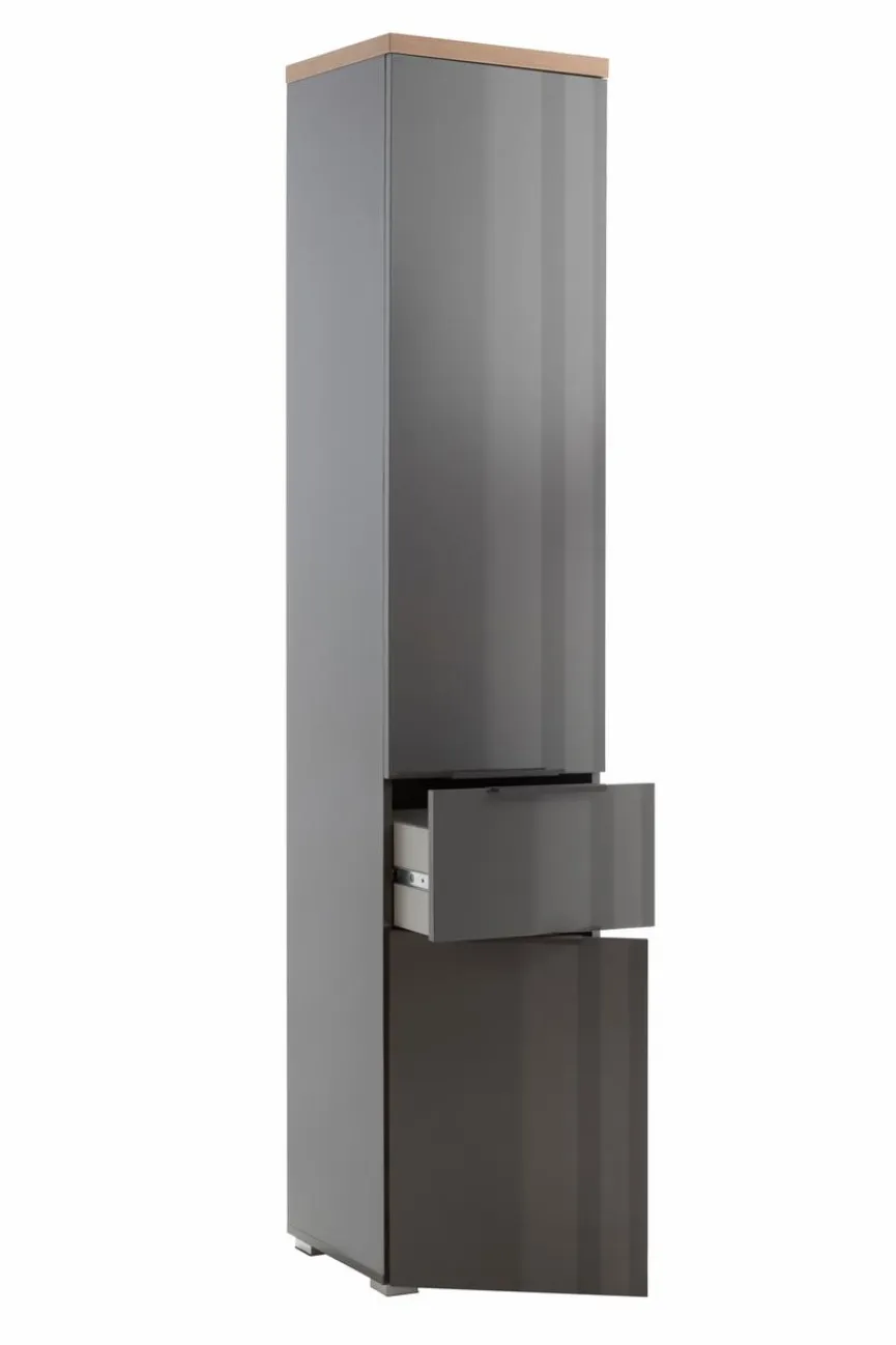 Composad Hochschrank Mundi Grau / Eiche