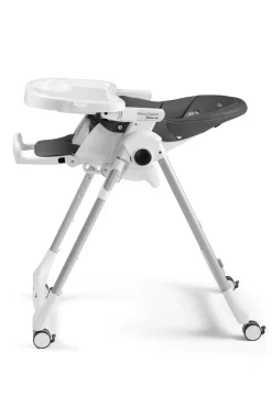 Outlet Peg-Pérego Hochstuhl Prima Pappa Follow Me Mon Amour Weiß / Rosa