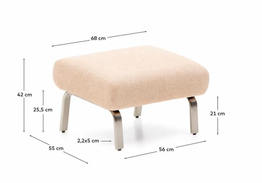 Kave Home Hocker Amsen