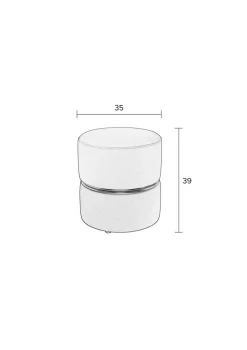 Hot Zuiver Hocker Bubbly Candy Rosa