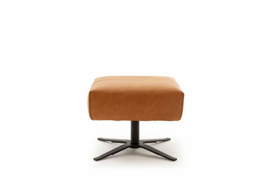 Sale SCHÖNER WOHNEN-Kollektion Hocker Lineo Cognac