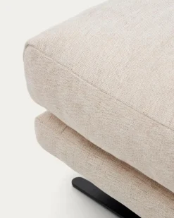 Outlet Kave Home Hocker Veliro Beige