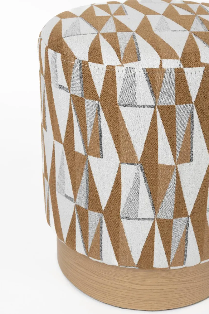 Clearance Zuiver Hocker Ziggy Beige