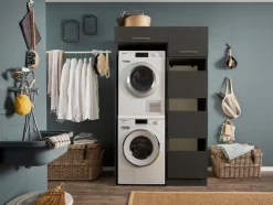 Sale HWR Schranksystem Asiago10 Anthrazit