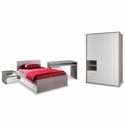 New Composad Kinderzimmer-Set Mipiace 4tlg. Grau