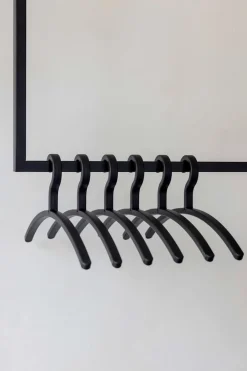 New Metallbude Kleiderbügel 6er-Set Fay Schwarz