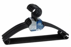 Hot Kleiderbügel 10er-Set Kleiderbügel Schwarz
