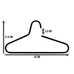 Online Spinder Design Kleiderbügel 5er-Set Victorie Terra