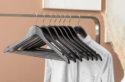 Kleiderbügelset 8er Pack Schwarz