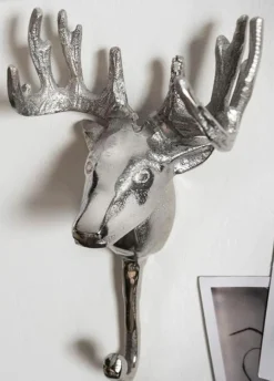 Hot Kleiderhaken Hirsch Alu