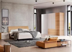 Online Clara Home Kleiderschrank Lousada 302 x 235 cm Grau / Asteiche