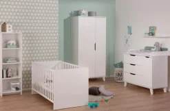 Best Transland Kleiderschrank Micha 95 x 198 cm Weiß