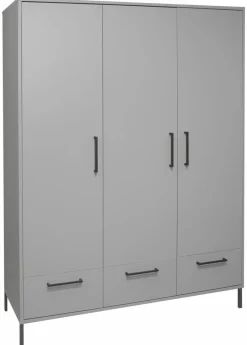 Best Mäusbacher Kleiderschrank Ole 148 x 195 cm Grau