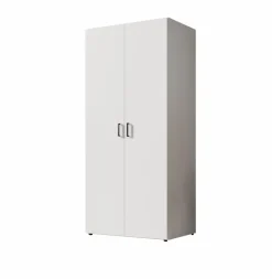 Online Pol Power Kleiderschrank Barwite 80 x 190 cm Weiß
