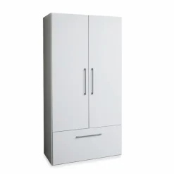 New Boegner Kleiderschrank Basic 100 x 244 cm Weiß