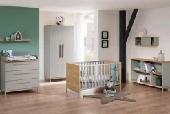 Discount Paidi Kleiderschrank Benne 95 x 202 cm Grau