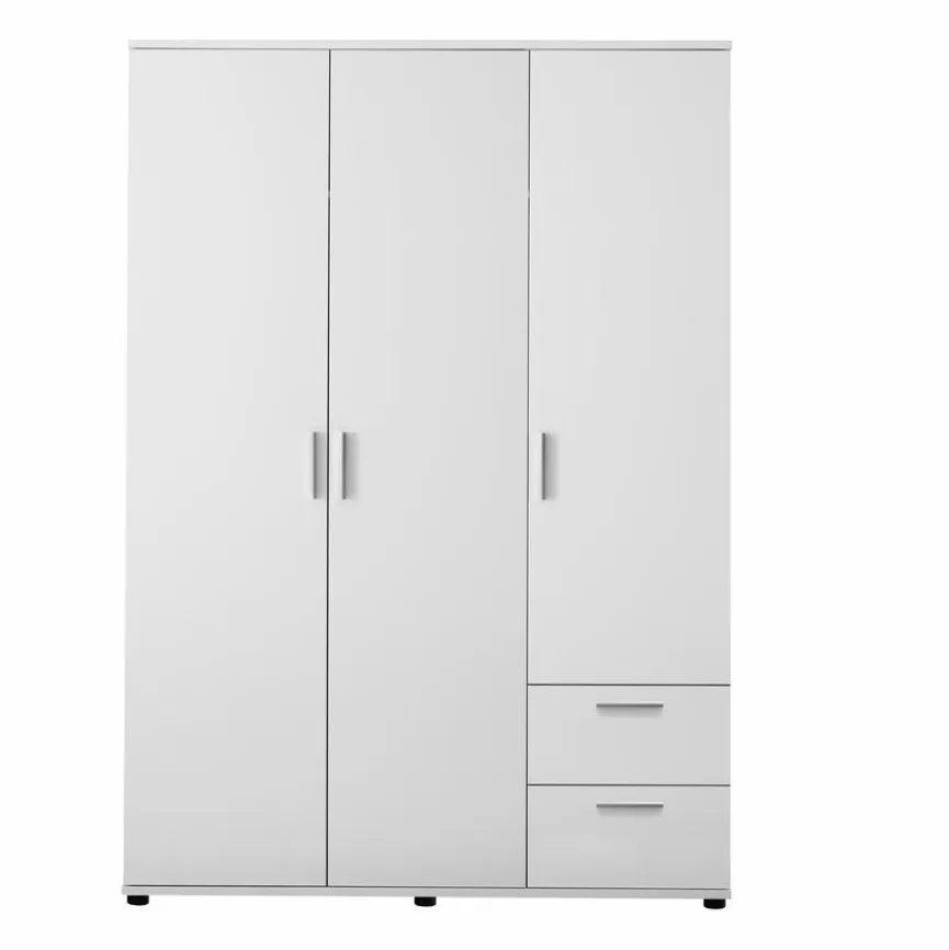 Sale BEGABINO Kleiderschrank Bibo 115 x 191 cm Weiß