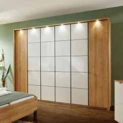 Clearance Wiemann Kleiderschrank Capri 300 x 216 cm Eiche