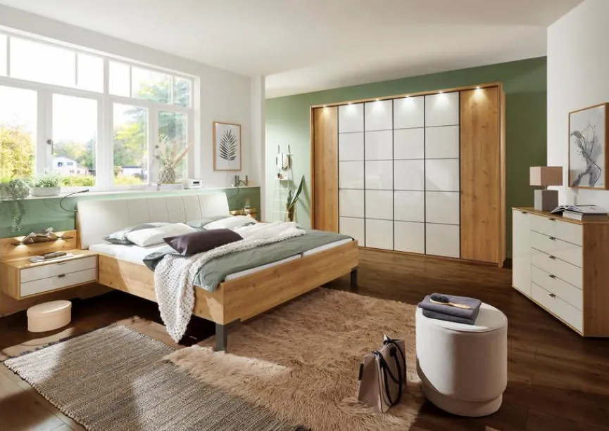 Clearance Wiemann Kleiderschrank Capri 300 x 216 cm Eiche