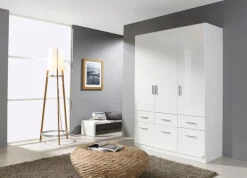 Clearance rauch BLUE Kleiderschrank Celle 136 x 197 cm Weiß