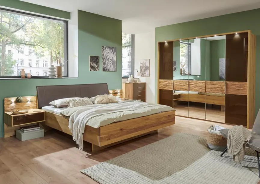 Outlet Wiemann Kleiderschrank Cordoba 250 x 216 cm Mocca