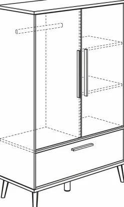 Kinder Paidi Kleiderschrank Eefje 95 x 139 cm