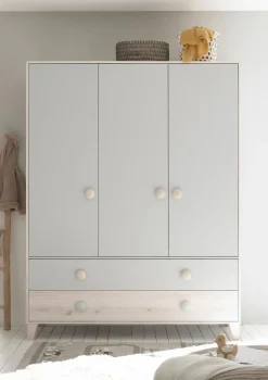 Kinder BEGABINO Kleiderschrank Fien 155 x 58 cm